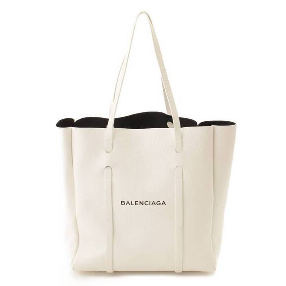 Balenciaga Handbags - Balenciaga Leather Tote Bag White